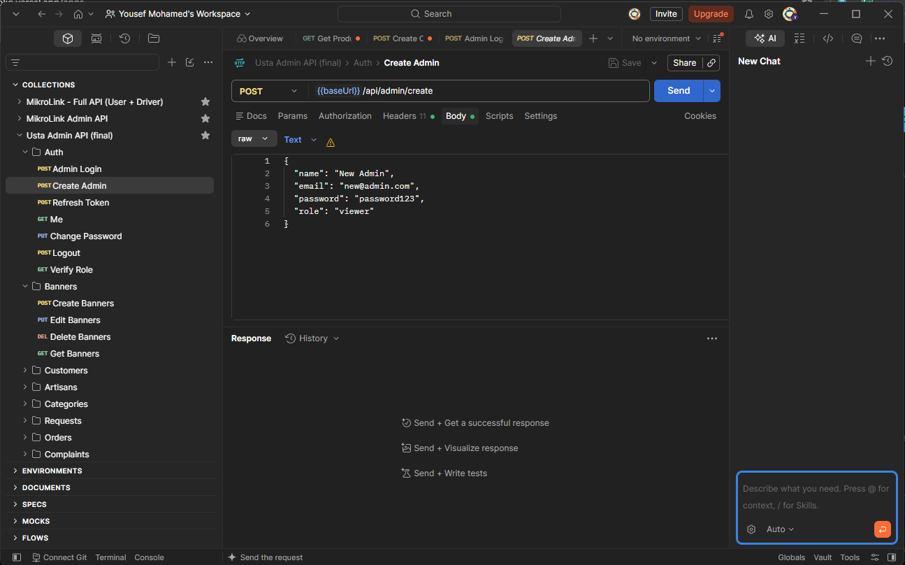iSmart Workspace Backend